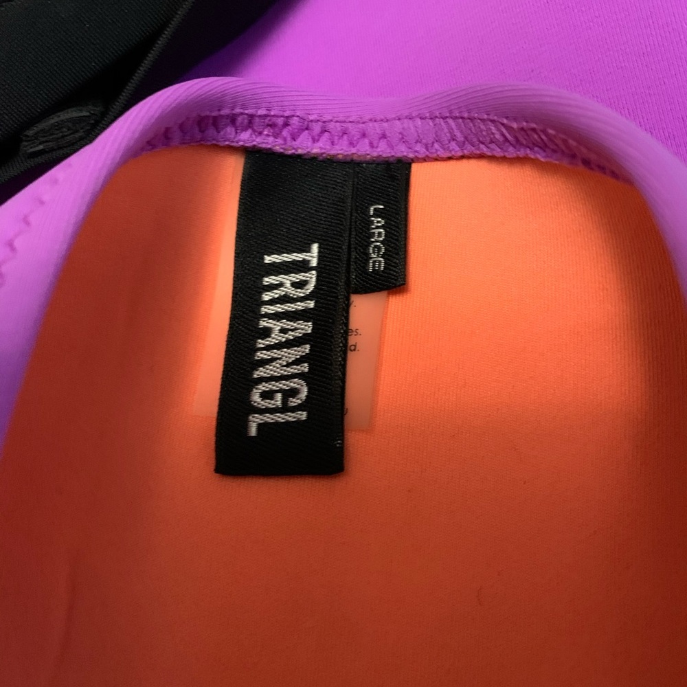 Triangl Bambi Sugar Plum Bikini Swim Suit Size L - Picture 5 of 6